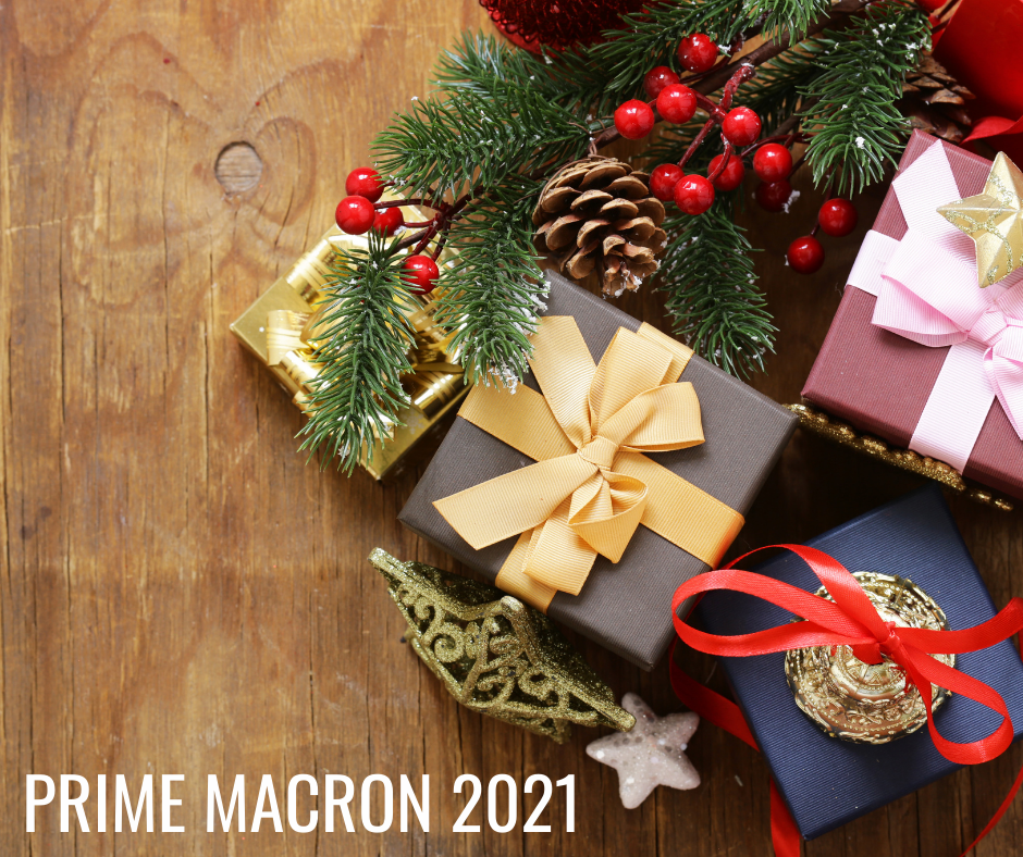 des cadeaux pour la fin d'année 2021, la Prime Macron 2021 RABSO